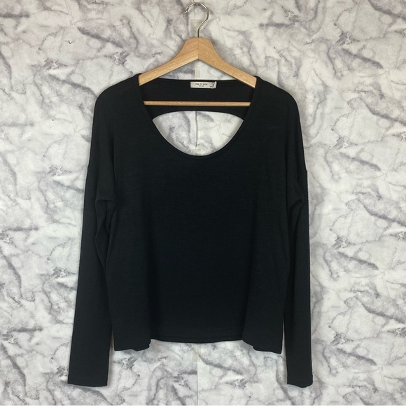 rag & bone black top - Picture 3 of 7